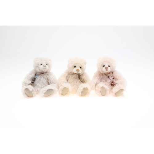 717 - CHARLIE BEARS - MINIMO COLLECTION. Including a set of three, 'Flurry' (116 of 2000), Flossy (116 of ... 