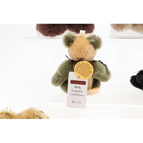 720 - CHARLIE BEARS - MINIMO COLLECTION & OTHER BEARS. Including four Minimo bears including 'Welly' (916 ... 