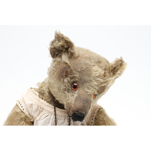 734 - EARLY STEIFF TEDDY BEAR. An early Steiff Teddy Bear with elongated limbs, hump back and growler mech... 