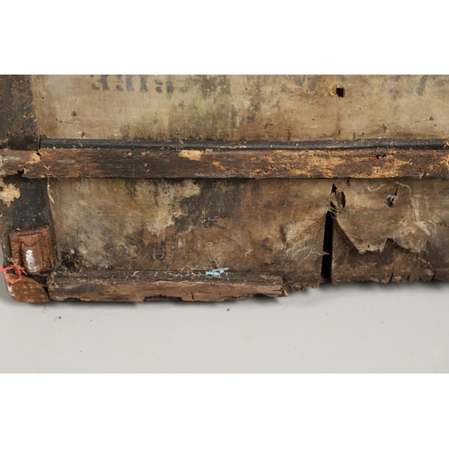 743 - LOUIS VUITTON - EARLY LARGE LUGGAGE TRUNK. A large early Louis Vuitton trunk circa 1872-1888, the ex... 