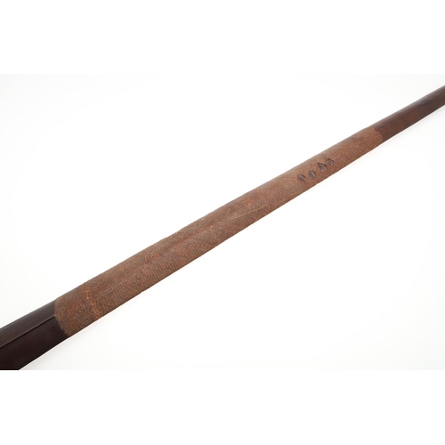 747 - POLYNESIAN ISLANDS TONGAN HARDWOOD PADDLE/WAR CLUB. Probably 19thc, a large 19thc hardwood paddle or... 