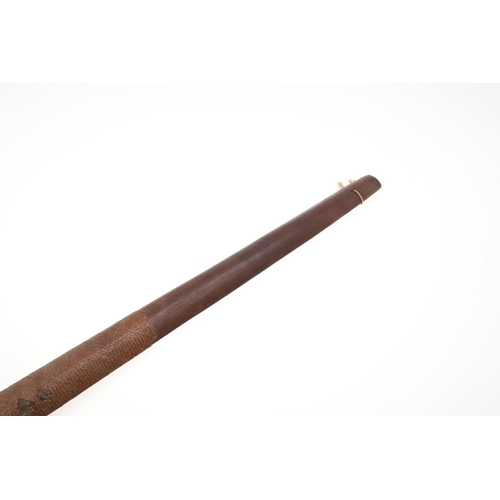 747 - POLYNESIAN ISLANDS TONGAN HARDWOOD PADDLE/WAR CLUB. Probably 19thc, a large 19thc hardwood paddle or... 