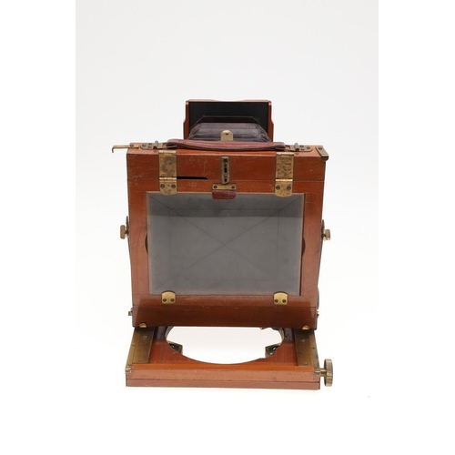 760 - A 19TH CENTURY THORNTON-PICKARD PLATE CAMERA. A 19thc Thornton Pickard plate camera, with a Beck Sym... 