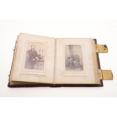 761 - CARTE DE VISITE - 19THC PHOTOGRAPH ALBUMS. 2 large albums and 3 smaller albums of Carte de Visite ph... 