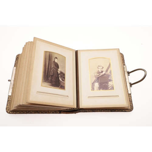 761 - CARTE DE VISITE - 19THC PHOTOGRAPH ALBUMS. 2 large albums and 3 smaller albums of Carte de Visite ph... 