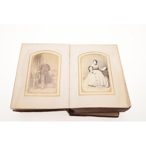 761 - CARTE DE VISITE - 19THC PHOTOGRAPH ALBUMS. 2 large albums and 3 smaller albums of Carte de Visite ph... 