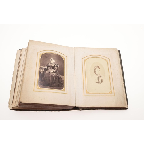 761 - CARTE DE VISITE - 19THC PHOTOGRAPH ALBUMS. 2 large albums and 3 smaller albums of Carte de Visite ph... 