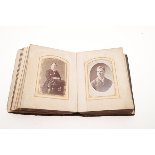 761 - CARTE DE VISITE - 19THC PHOTOGRAPH ALBUMS. 2 large albums and 3 smaller albums of Carte de Visite ph... 