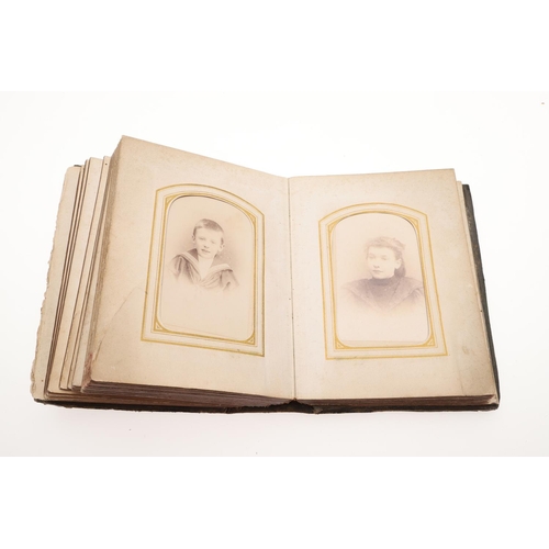 761 - CARTE DE VISITE - 19THC PHOTOGRAPH ALBUMS. 2 large albums and 3 smaller albums of Carte de Visite ph... 