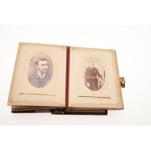 762 - CARTE DE VISITE - 19THC PHOTOGRAPH ALBUMS. Five various leather bound albums of Carte de Visite phot... 