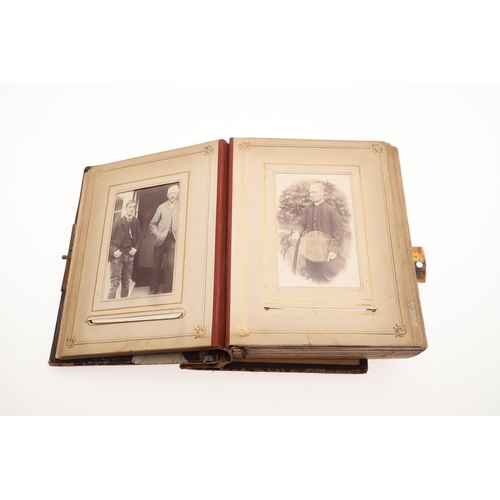 762 - CARTE DE VISITE - 19THC PHOTOGRAPH ALBUMS. Five various leather bound albums of Carte de Visite phot... 