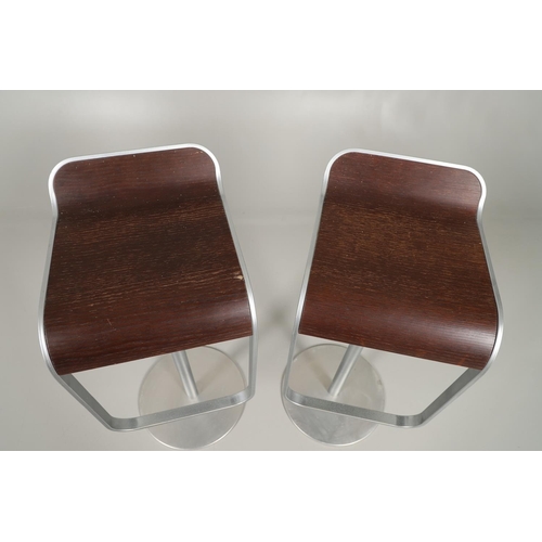 771 - LA PALMA - ITALIAN DESIGNER LEM BREAKFAST BAR STOOLS. A pair of LEM La Palma designer bar stools, wi... 