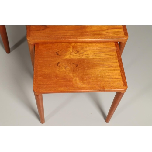 777 - JENS RISOM - DANISH MID CENTURY COFFEE TABLE, MATCHING OCCASIONAL TABLE & NEST OF TABLES. Including ... 