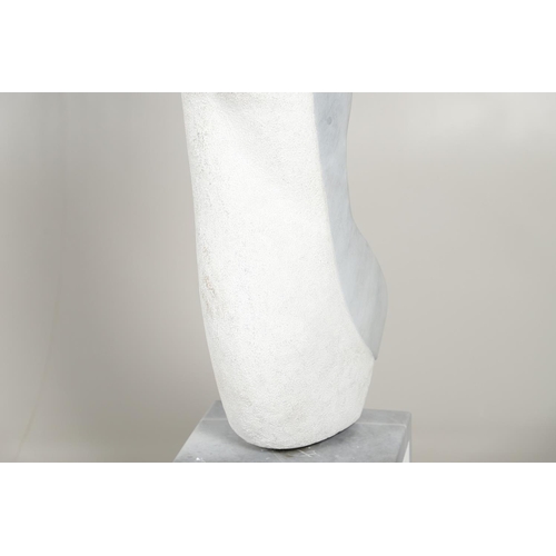 797 - FIONA GOLDBACHER (20TH CENTURY) - LARGE ITALIAN MARBLE SCULPTURE 'THE TANGO'. (d) A large Italian ma... 