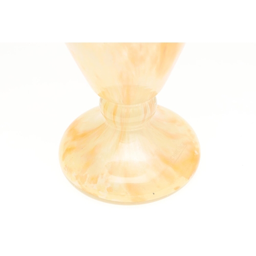 814 - FRENCH SCHNEIDER FOR LE VERRE FRANCAIS GLASS VASE. Circa 1925, a large glass vase of slender ovoid s... 