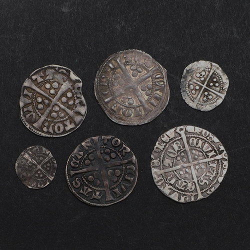 1034 - EDWARD I, EDWARD II AND LATER HAMMERED SILVER. An Edward I Penny, Canterbury1.39g, another similar 1... 