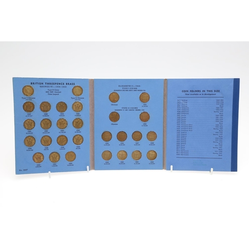 1038 - A COLLECTION OF WHITMAN FOLDERS AND CONTENTS. Whitman Folders: Half Crowns 1941- Date, Sixpence 1937... 