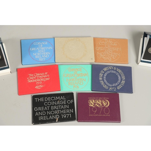 1194 - A COLLECTION OF ROYAL MINT ANNUAL COIN SETS 17 SETS. A collection of Royal Mint year sets: uncircula... 