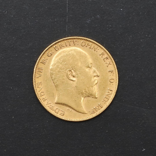 1240 - AN EDWARD VII HALF SOVEREIGN, 1902. An Edward VII Half Sovereign, bare head r. St George and the Dra... 