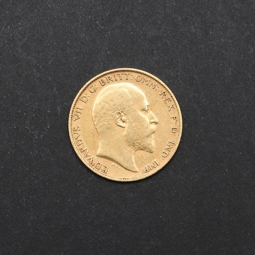 1240A - AN EDWARD VII HALF SOVEREIGN, 1903. An Edward VII Half Sovereign, bust r, George and the Dragon reve... 