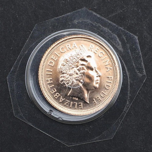 1308 - AN UNCIRCULATED ELIZABETH II HALF SOVEREIGN, 2003. An uncirculated Elizabeth II Half Sovereign, crow... 