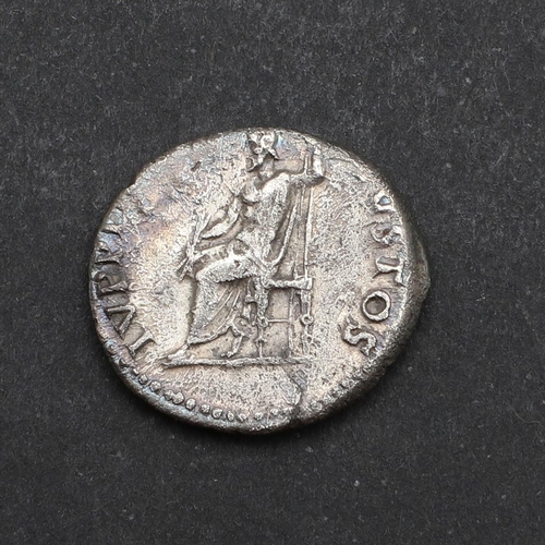 658 - ROMAN IMPERIAL COINAGE: NERO. c.54-68. A.D. A silver denarius, obverse with laureate bust r. Reverse... 