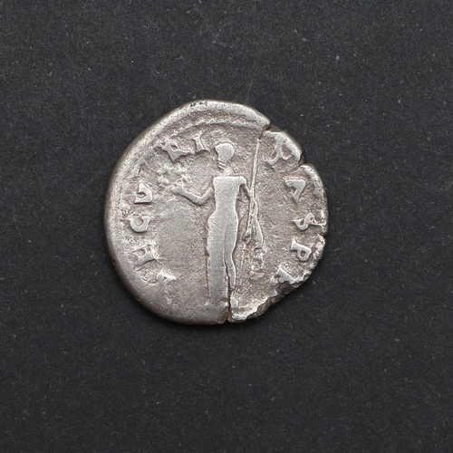 660 - ROMAN IMPERIAL COINAGE: OTHO. c.69. A.D. A silver denarius, obverse with bare bust r. Reverse standi... 