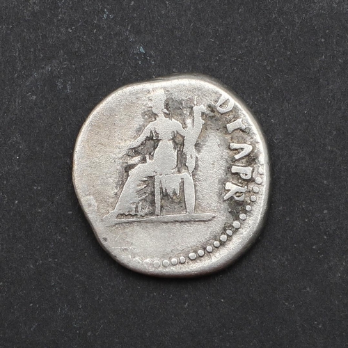 661 - ROMAN IMPERIAL COINAGE: VITELLIUS. c.69. A.D. A silver denarius, obverse with laureate and draped bu... 