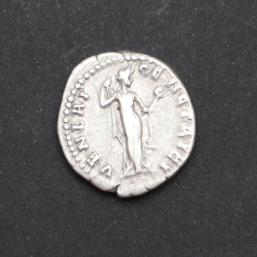 667 - ROMAN IMPERIAL COINAGE: SABINA. c.128-136. A.D. A silver denarius, obverse with diademed and draped ... 