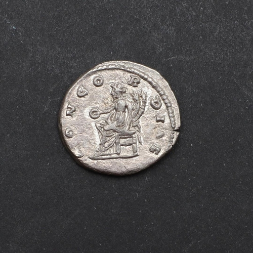 673 - ROMAN IMPERIAL COINAGE: PLAUTILLA. c.202-205. A.D. A silver denarius, obverse with draped bust r. Re... 