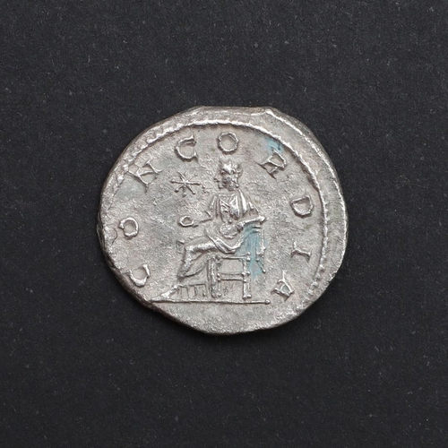 676 - ROMAN IMPERIAL COINAGE: JULIA PAULA, c.219-221. A.D. A silver denarius, obverse with draped bust r. ... 
