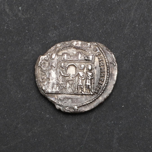 687 - ROMAN IMPERIAL COINAGE: DIOCLETIAN. c.284-305. A.D. A silver argenteus. Diocletian, laureate head r.... 