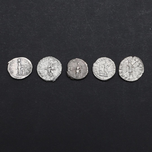 705 - ROMAN IMPERIAL COINAGE: DENARIUS OF HADRIAN, ANTONINUS AND OTHERS. A silver denarius of Hadrian, lau... 