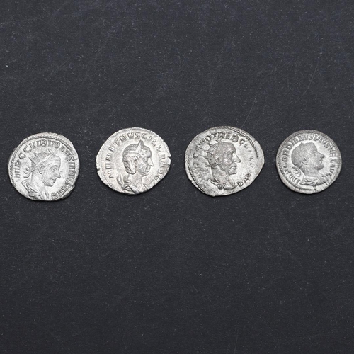 706 - ROMAN IMPERIAL COINAGE: OTACILIA SEVERA, AND OTHERS. A silver antoninianus of Otacilia Severa. Drape... 