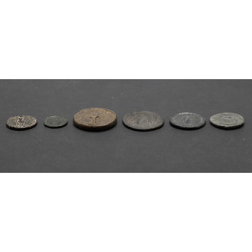 707 - ROMAN IMPERIAL COINAGE: FLORIAN, AND OTHERS. A billon antoninianus of Florian. radiate and draped bu... 