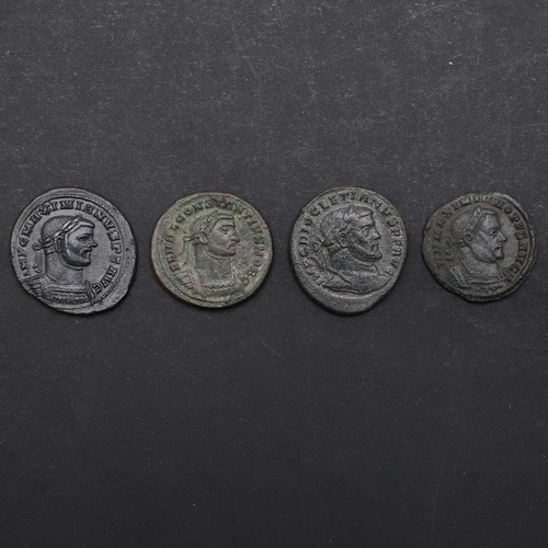 708 - ROMAN IMPERIAL COINAGE: FOLLIS OF CONSTANTIUS AND OTHERS. A billon follis of Constantius, similar fo... 