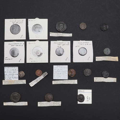 713 - ROMAN IMPERIAL COINAGE: VARIOUS DENOMINATIONS OF CONSTANTINE I AND OTHERS. A collection of billon an... 