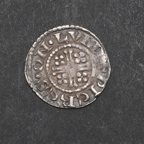 721 - A HENRY II (1154-89). HAMMERED SILVER PENNY. A Henry II short cross penny, facing portrait with two ... 