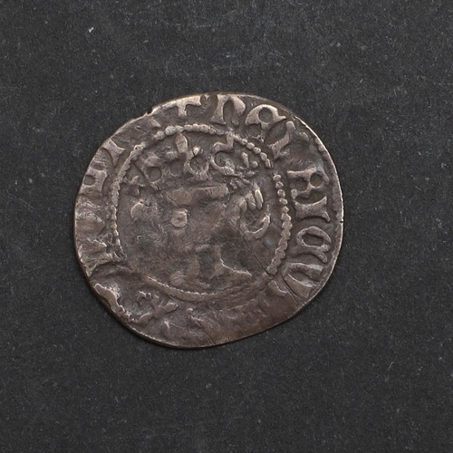 729 - A HENRY V (1413-22). HAMMERED SILVER PENNY. A Henry V long cross penny, facing crowned portrait with... 