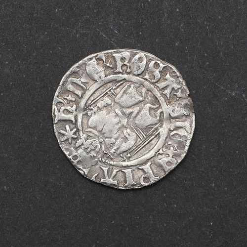 731 - A HENRY VIII (1509-47). SOVEREIGN TYPE HAMMERED SILVER PENNY. A Henry VIII sovereign type penny, wit... 