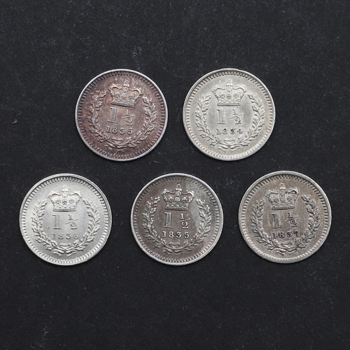 818 - A COLLECTION OF WILLIAM IV THREE- HALFPENCE, 1834 AND LATER. A collection of William IV three-halfpe... 