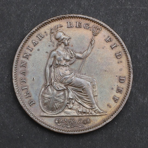 828 - QUEEN VICTORIA PENNY, 1841, WITH COLON. A Queen Victoria penny, young head l. dated 1841, reverse wi... 