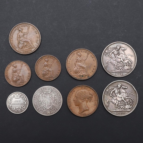 830 - THREE VICTORIAN PENNIES 1841 AND OTHERS. Queen Victoria penny, young bust l. reverse with ornamental... 