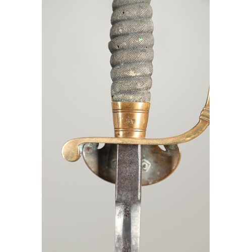 103 - A LATE 19TH/EARLY 20TH CENTURY BAVARIAN DIPLOMAT's  SWORD. With an 83cm double edged pointed blade m... 