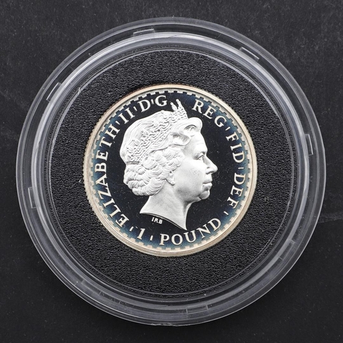 935 - A 2005 SILVER PROOF BRITANNIA FOUR COIN COLLECTION. A Royal Mint four coin silver proof Britannia se... 