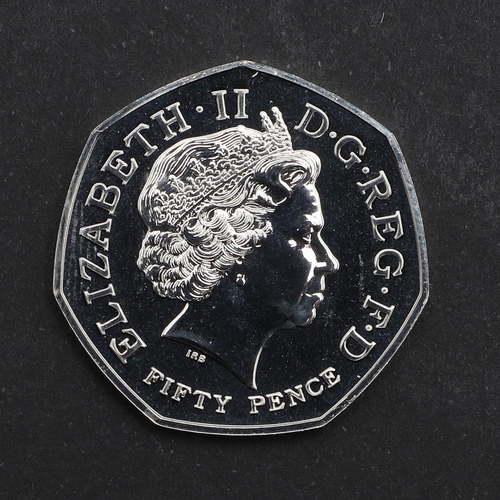 942 - AN ELIZABETH II KEW GARDENS 50P, 2009. An Elizabeth II 50 pence, crowned bust r. reverse, Kew garden... 