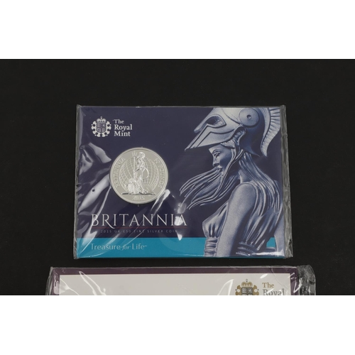 947 - A ROYAL MINT £100 COIN AND SIMILAR £50 BRITANNIA. 2015. A Royal Mint 2015 Buckingham Palace £1000 fi... 