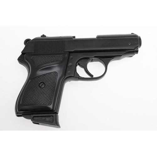 16 - A BLANK FIRING PPK-POLICE TYPE GUN. An Italian made Bruni S.R.L. PPK Police blank firing pistol mark... 