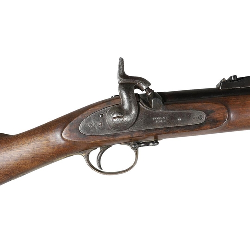 19 - A TOWER ISSUED PATTERN 53 THREE BAND RIFLE. With a 99cm tapering barrel with with three grove riflin... 