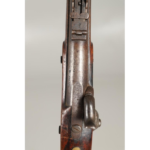 20 - AN 1876 TOWER MUSKET WITH 55CM BARREL. A Tower marked single band musket with a 55cm barrel with var... 